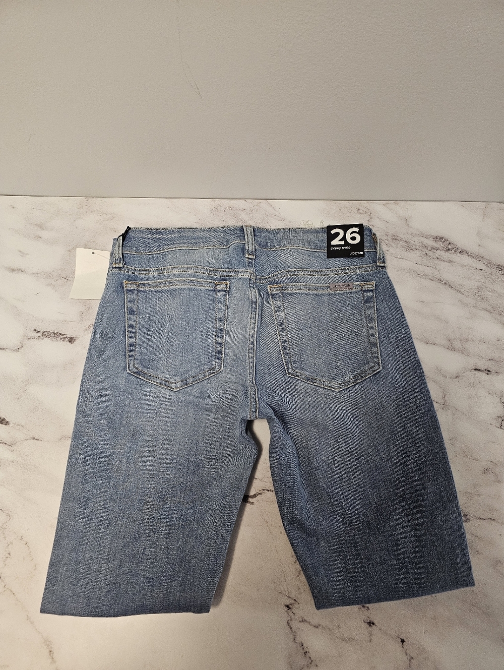 Joe's Jeans Mid Rise Skinny Ankle High Rise Distressed Blue Jeans 26 NWT - Picture 6 of 8